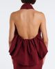 Magda Butrym Magda Butrym Cotton and silk velvet halterneck top - 6