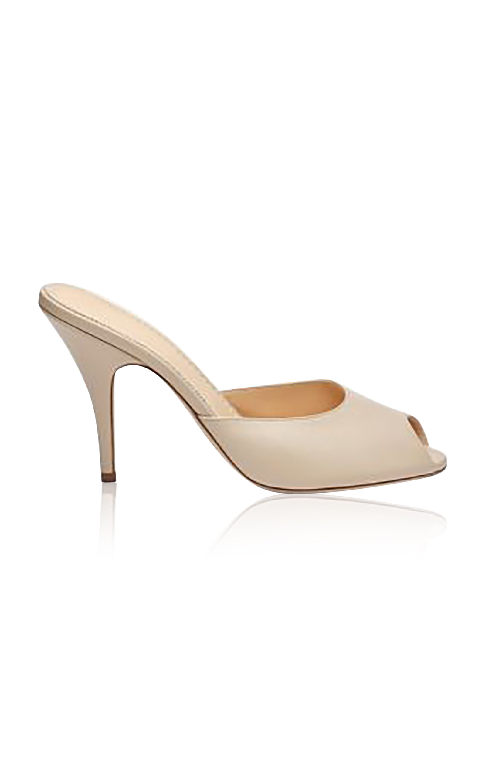 Magda Butrym Magda Butrym Cream Peep Toe Mules