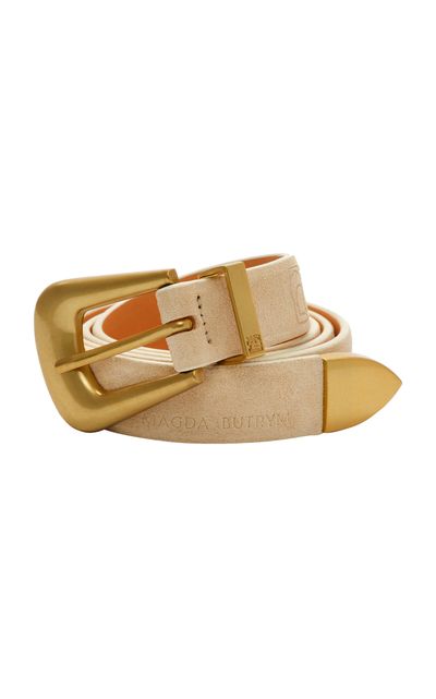 Magda Butrym Magda Butrym Cream Suede Belt