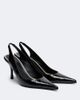 Magda Butrym Magda Butrym Croc-effect leather slingbacks - 1