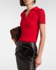 Magda Butrym Magda Butrym Crochet-trimmed cotton polo shirt - 2