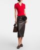 Magda Butrym Magda Butrym Crochet-trimmed cotton polo shirt - 5