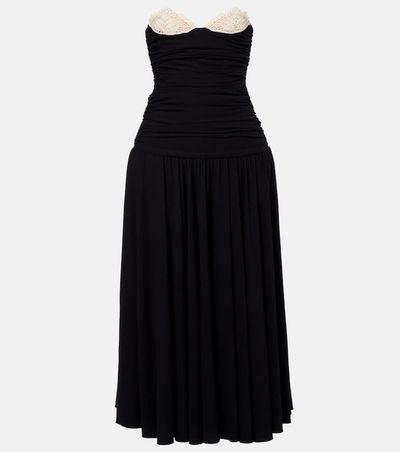 Magda Butrym Magda Butrym Crochet-trimmed jersey cocktail dress