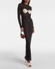 Magda Butrym Magda Butrym Crochet-trimmed jersey maxi dress - 2