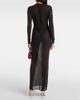 Magda Butrym Magda Butrym Crochet-trimmed jersey maxi dress - 3