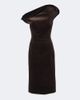 Magda Butrym Magda Butrym Crochet-trimmed velvet cocktail dress - 1