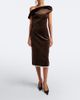 Magda Butrym Magda Butrym Crochet-trimmed velvet cocktail dress - 2
