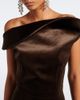Magda Butrym Magda Butrym Crochet-trimmed velvet cocktail dress - 3