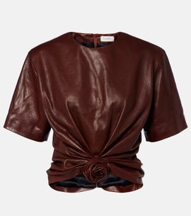 Magda Butrym Magda Butrym Cropped leather top