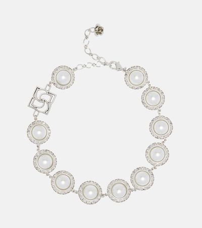 Magda Butrym Magda Butrym Crystal-embellished faux pearl necklace