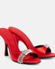 Magda Butrym Magda Butrym Crystal-embellished satin mules - 1