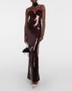 Magda Butrym Magda Butrym Crystal-embellished satin slingback pumps - 2
