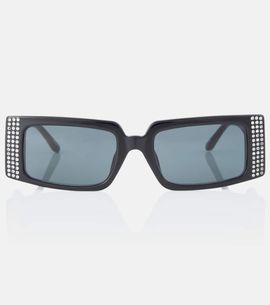 Magda Butrym Magda Butrym Crystal-embellished square sunglasses