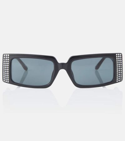 Magda Butrym Magda Butrym Crystal-embellished square sunglasses