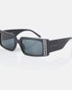 Magda Butrym Magda Butrym Crystal-embellished square sunglasses - 3