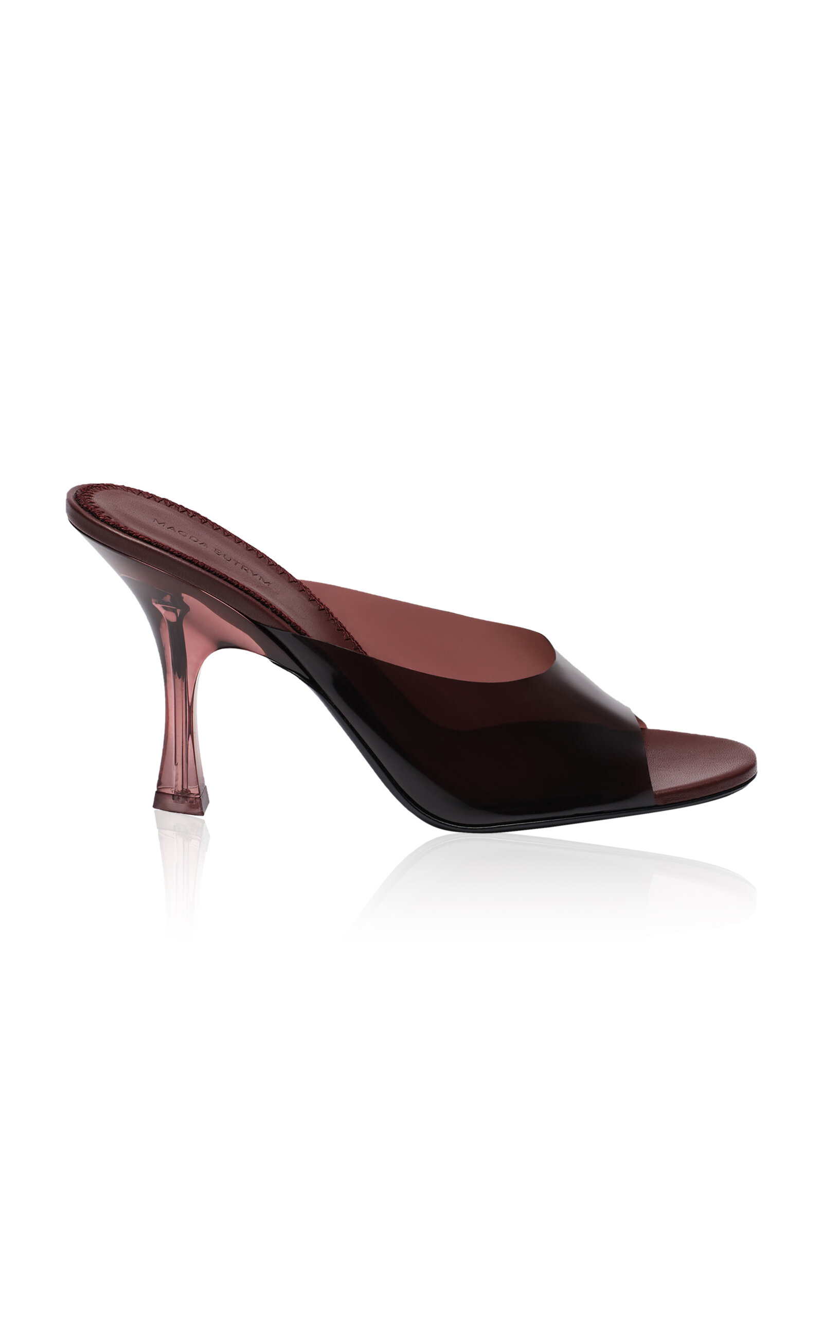 Magda Butrym Magda Butrym Dark Brown Plexi Heels