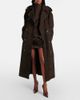 Magda Butrym Magda Butrym Double-breasted suede trench coat - 2