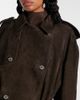 Magda Butrym Magda Butrym Double-breasted suede trench coat - 4