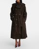 Magda Butrym Magda Butrym Double-breasted suede trench coat - 7