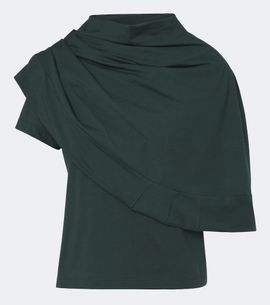 Magda Butrym Magda Butrym Draped cotton-blend jersey top and scarf set