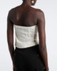 Magda Butrym Magda Butrym Draped cotton and silk bustier top - 4