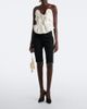 Magda Butrym Magda Butrym Draped cotton and silk bustier top - 5
