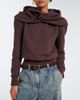 Magda Butrym Magda Butrym Draped cotton jersey hoodie - 2
