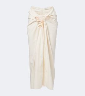 Magda Butrym Magda Butrym Draped cotton maxi skirt