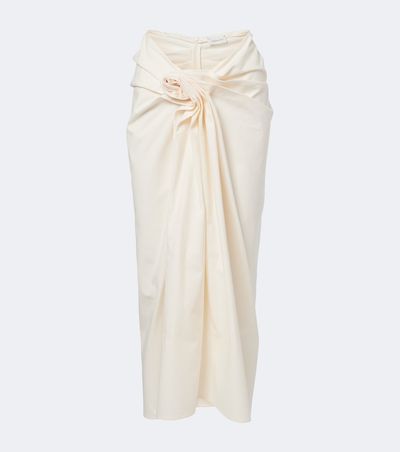 Magda Butrym Magda Butrym Draped cotton maxi skirt