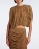 Magda Butrym Magda Butrym Draped jersey crop top - 2
