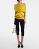 Magda Butrym Magda Butrym Draped off-shoulder satin top - 6