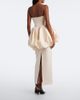 Magda Butrym Magda Butrym Draped peplum cotton and silk midi dress - 6