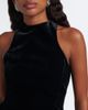 Magda Butrym Magda Butrym Draped peplum velvet top - 3