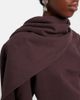 Magda Butrym Magda Butrym Draped scarf-detail cotton sweatshirt - 3