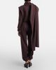 Magda Butrym Magda Butrym Draped scarf-detail cotton sweatshirt - 6