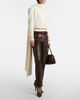 Magda Butrym Magda Butrym Draped scarf-detail sweatshirt - 2