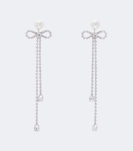 Magda Butrym Magda Butrym Embellished faux pearl drop earrings