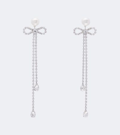 Magda Butrym Magda Butrym Embellished faux pearl drop earrings