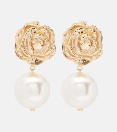 Magda Butrym Magda Butrym Faux pearl gold-plated drop earrings