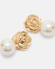 Magda Butrym Magda Butrym Faux pearl gold-plated drop earrings - 4