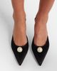 Magda Butrym Magda Butrym Faux pearl satin mules - 2