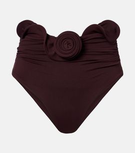 Magda Butrym Magda Butrym Floral-appliqué bikini bottoms