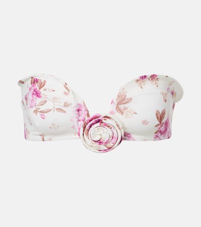 Magda Butrym Magda Butrym Floral-appliqué bikini top