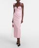 Magda Butrym Magda Butrym Floral-appliqué cotton-blend bustier dress - 2