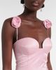 Magda Butrym Magda Butrym Floral-appliqué cotton-blend bustier dress - 4