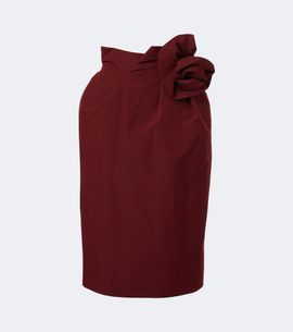 Magda Butrym Magda Butrym Floral-appliqué cotton and silk midi skirt