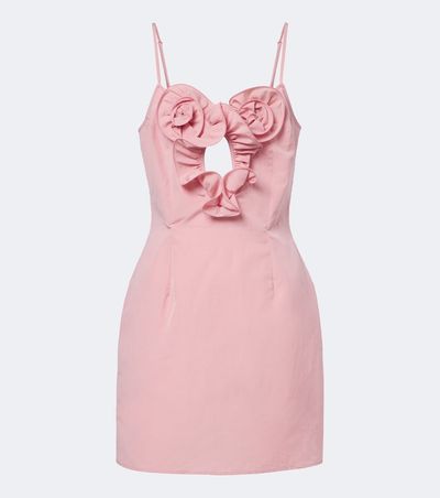 Magda Butrym Magda Butrym Floral-appliqué cotton and silk minidress