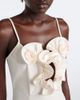 Magda Butrym Magda Butrym Floral-appliqué cotton minidress - 3