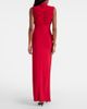 Magda Butrym Magda Butrym Floral-appliqué draped gown - 3