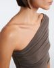 Magda Butrym Magda Butrym Floral-appliqué draped off-shoulder top - 3